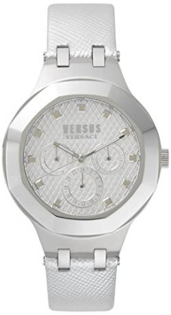 Versus by Versace Damen Analog Quarz Uhr mit Leder Armband VSP360117 von Versus Versace