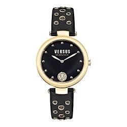 Versus by Vesace Damen Analog Quarz Uhr mit Leder Armband VSP1G0221 von Versus by Vesace