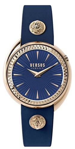 Versus Versace Frau Analog Quarz Uhr mit Leather Armband VSPHF0520 von Versus