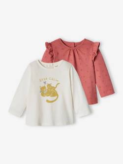 2er-Pack Baby Shirts BASIC Oeko-Tex von Vertbaudet