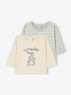 2er-Pack Baby Shirts BASIC von Vertbaudet