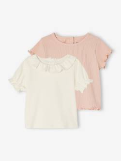 2er-Pack Baby T-Shirts aus Bio-Baumwolle von Vertbaudet