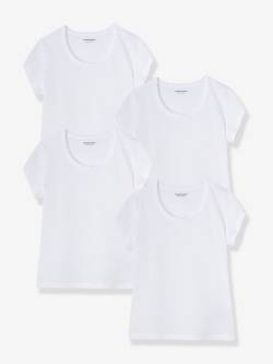 4er-Pack Mädchen T-Shirts BASIC Oeko-Tex von Vertbaudet