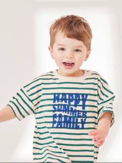 Capsule Collection: Baby T-Shirt HAPPY SUMMER FAMILY von Vertbaudet