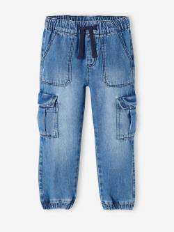 Jungen Cargo-Jeans mit Dehnbund Oeko-Tex von Vertbaudet