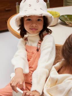 Mädchen Hut aus Teddyfleece von Vertbaudet