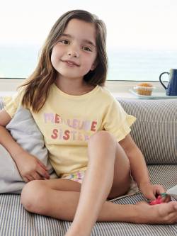 Mädchen Sommer-Schlafanzug Oeko-Tex pastell von Vertbaudet