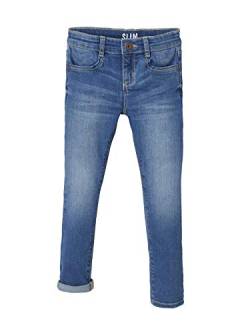 VERTBAUDET Mädchen Slim-Fit-Jeans,waterless, Hüftweite Regular Oeko-Tex® Blue Stone 152 von Vertbaudet