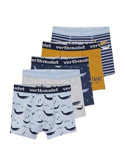 Vertbaudet 5er-Pack Jungen Boxershorts, Wale von Vertbaudet