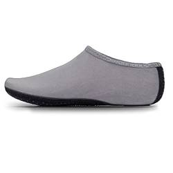 Vertvie Aquaschuhe Badeschuhe Strandschuhe für Damen Herren Kinder Schnell Trocknend Wasserschuhe Schwimmschuhe Surfschuhe Barfussschuhe Outdoor Aqua Schuhe Leichte Fitness Yogaschuhe(Gris，39/40) von Vertvie