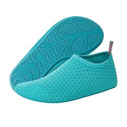 Vertvie Badeschuhe Damen Wasserschuhe Herren Schwimmschuhe Strandschuhe rutschfest Kinder Aquaschuhe Surfschuhe Schnell Trocknend Barfussschuhe für Sommer Beach Pool Yoga Gr.22-45(Seeblau，40-41) von Vertvie