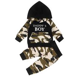 Verve Jelly Neugeborene Baby Jungen Camouflage Outfits Langarm Hoodie Shirt Hose Set von Verve Jelly