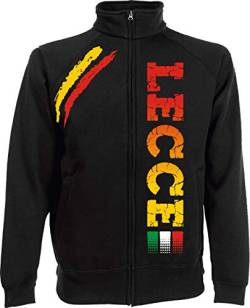 Generico Jacke Lecce Tifosi Ultras Fußball Sport Von s XXL und 4 Farben verfügbar - Noir, L von Vestipassioni