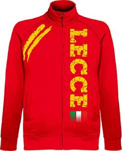 Generico Jacke Lecce Tifosi Ultras Fußball Sport Von s XXL und 4 Farben verfügbar - Rot, XL von Vestipassioni