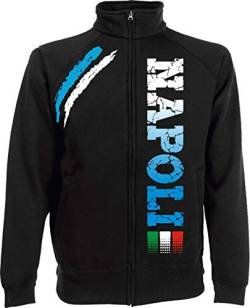 Generico Jacke Napoli Tifosi Ultras Fußball Sport Von s XXL und 4 Farben verfügbar - Noir, L von Vestipassioni