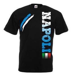 Generico t-Shirt Napoli Tifosi Ultras Fußball Sport Von s bis 3XL und 4 Farben verfügbar … - Noir, 11-12anni 152cm von Vestipassioni