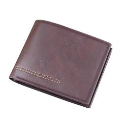 Geldbeutel Damen Schwarz Damen Klein PU Leder Geldbörse Vintage Einfache Kurzer Geldbeutel Klein Leicht Vielseitige Geldtasche Viele Fächer Coin Purse Münzgeldbörse Münzbeutel von Vhersily