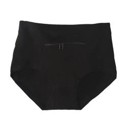3 Packs Frauen Tasche Unterwäsche mit Secret Hidden Pocket Travel Boxer Brief Compression Shorts (Color : Style1, Size : XL) von VhoMes