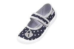 Vi-GGa-Mi Jungen Mädchen Diana DOTS Slipper, Jeans, 27 EU von Vi-GGa-Mi