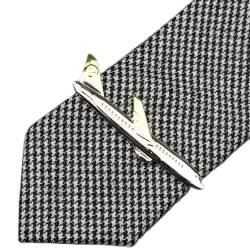 Krawattenklammern für Herren, Krawattenklammer aus Edelstahl for Brillen, Auto, Flugzeug, Gabel, Löffel, Metall, for Herren, Krawattenklammern, Anstecknadel for Herren-Geschenk (Farbe: 7) ( Color : 17 von ViLLeX