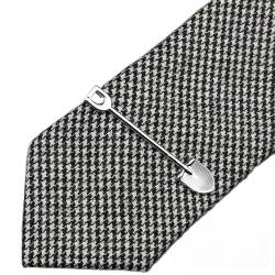 Krawattenklammern für Herren, Krawattenklammer aus Edelstahl for Brillen, Auto, Flugzeug, Gabel, Löffel, Metall, for Herren, Krawattenklammern, Anstecknadel for Herren-Geschenk (Farbe: 7) (Color : 6 von ViLLeX