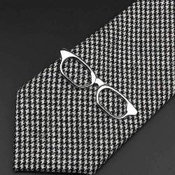Krawattenklammern für Herren, Krawattenklammer aus Edelstahl for Brillen, Auto, Flugzeug, Gabel, Löffel, Metall, for Herren, Krawattenklammern, Anstecknadel for Herren-Geschenk (Farbe: 7) (Color : 4 von ViLLeX