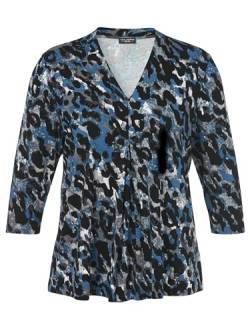 Via Appia Due Damen Extrovertiertes 3/4-Arm-Shirt mit abstraktem Animalprint von Via Appia Due