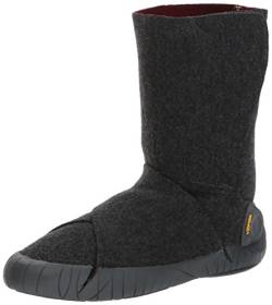 Vibram FiveFingers Mid-Boot Russian, Unisex-Erwachsene Klassische Stiefel, Grau (Grey/Red Wine), 36/37 EU (4.5 UK) von Vibram