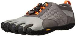 Vibram FiveFingers Trek Ascent, Chaussures Multisport Outdoor Homme, Multicolore (Grey/orange/black), 45 von Vibram