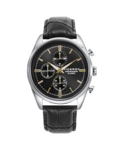 Viceroy Classic 401379-17 Uhr aus Edelstahl und Leder von Viceroy