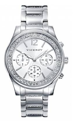 Viceroy Damen Multi Zifferblatt Quarz Uhr mit Edelstahl Armband 40848-85 von Viceroy