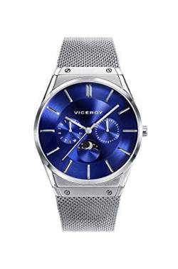 Viceroy Herren Analog Quarz Uhr mit Edelstahl Armband 42245-37 von Viceroy