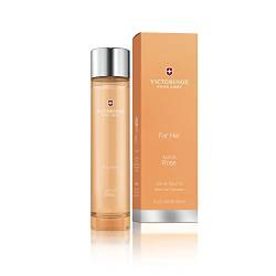 Victorinox Swiss Army For Her Apricot Rose, Eau de Toilette Damen, Parfüm mit Rose und Aprikose, Fruchtig und blumig, Vegan, 100 ml, V0001299 von Victorinox