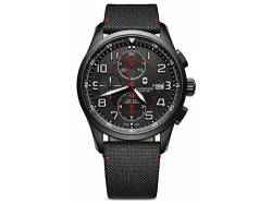 Victorinox Swiss Army Schweizer Automatikchronograph Airboss Mechanical Black Edition 241721 von Victorinox