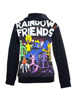 Vicyol S&D Rainbow Friends Langarm-Kapuzen-Sweatshirt für Jungen oder Mädchen, Mehrfarbig, Sca1128, 10 von Vicyol S&D
