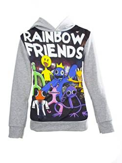 Vicyol S&D Rainbow Friends Langarm-Kapuzen-Sweatshirt für Jungen oder Mädchen, Mehrfarbig, Scg1180, 8 von Vicyol S&D