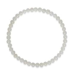 Vifaleno Jade Armband, Jade White, natürlich, weiß, Rund, 6mm von Vifaleno