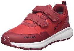 Viking Aery Track Low F GTX Sports Shoes, Red/Dark Red, 32 von Viking