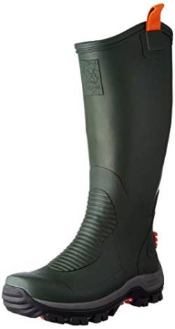 Viking Unisex-Erwachsene Elk Hunter Light Rain Boot, Green/Black,38 EU von Viking