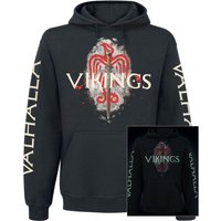 Vikings Kapuzenpullover - Valhalla - S bis XXL - für Männer - Größe L - schwarz  - EMP exklusives Merchandise! von Vikings