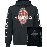 Vikings Kapuzenpullover - Valhalla - S bis XXL - für Männer - Größe M - schwarz  - EMP exklusives Merchandise! von Vikings