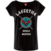 Vikings Lagertha Shield Maidens Damen Loose-Shirt schwarz von Vikings
