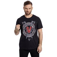 Vikings Odin Red Herren T-Shirt schwarz von Vikings