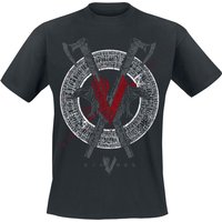 Vikings T-Shirt - Odin - M bis 4XL - für Männer - Größe M - schwarz  - Lizenzierter Fanartikel von Vikings