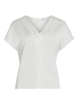 VIELLETTE V-Neck S/S Satin TOP - NOOS von Vila