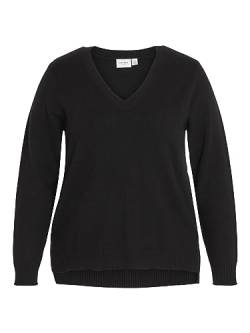 VILA EVOKED BY VILA VIRIL V-Neck L/S Knit TOP/CUR - NOOS von Vila