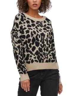 VIRIL FEAMI Mix O-Neck L/S Knit TOP-NOOS von Vila