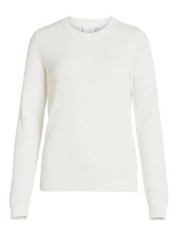 Vila Damen Pullover 14082767 White Alyssum XL von Vila