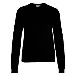 Vila Damen Pullover VIDALO O-Neck L/S Knit TOP/SU - NOOS (as3, Alpha, s, Regular, Regular, schwarz, S) von Vila