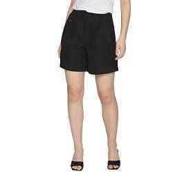 Vila Damen Short VIKAMMA HW Shorts - NOOS (as3, Numeric, Numeric_36, Regular, Regular, Black) von Vila